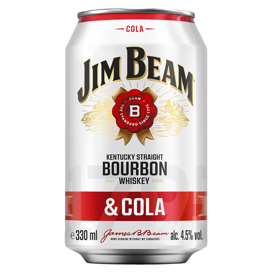 Jim Beam Bourbon Whiskey & Cola 330 ML EINWEG mit Pfand
