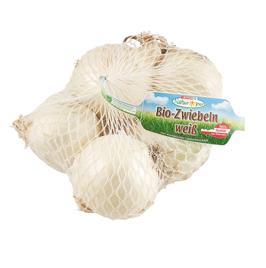 SPAR Natur*pur Bio-Zwiebel weiß 500 G