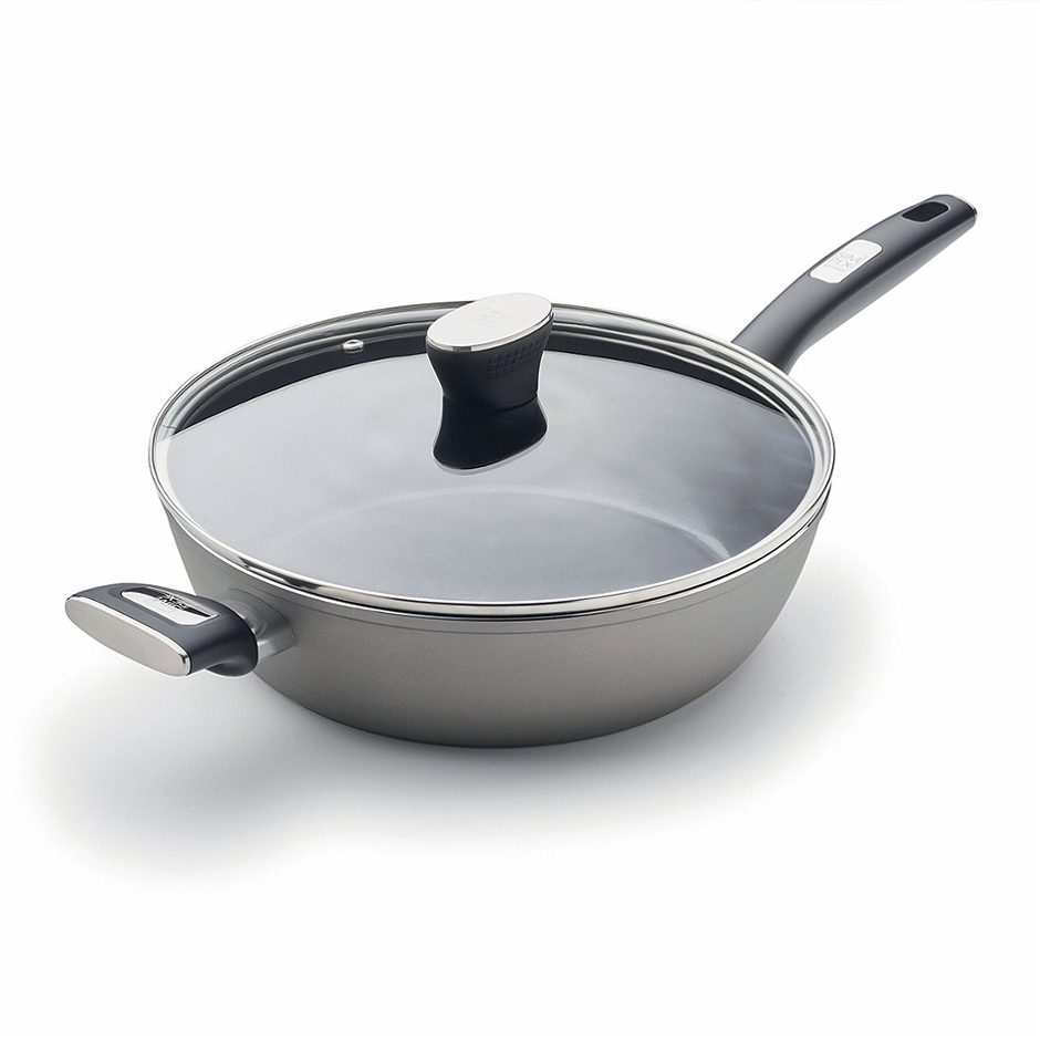 SIMPEX PROFESSIONAL Schmorpfanne mit Glasdeckel 28 cm
