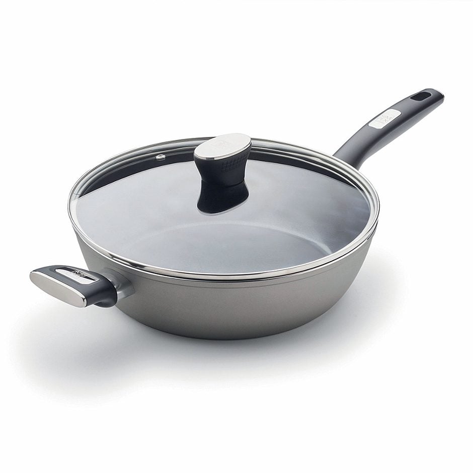 SIMPEX PROFESSIONAL Schmorpfanne mit Glasdeckel 28 cm