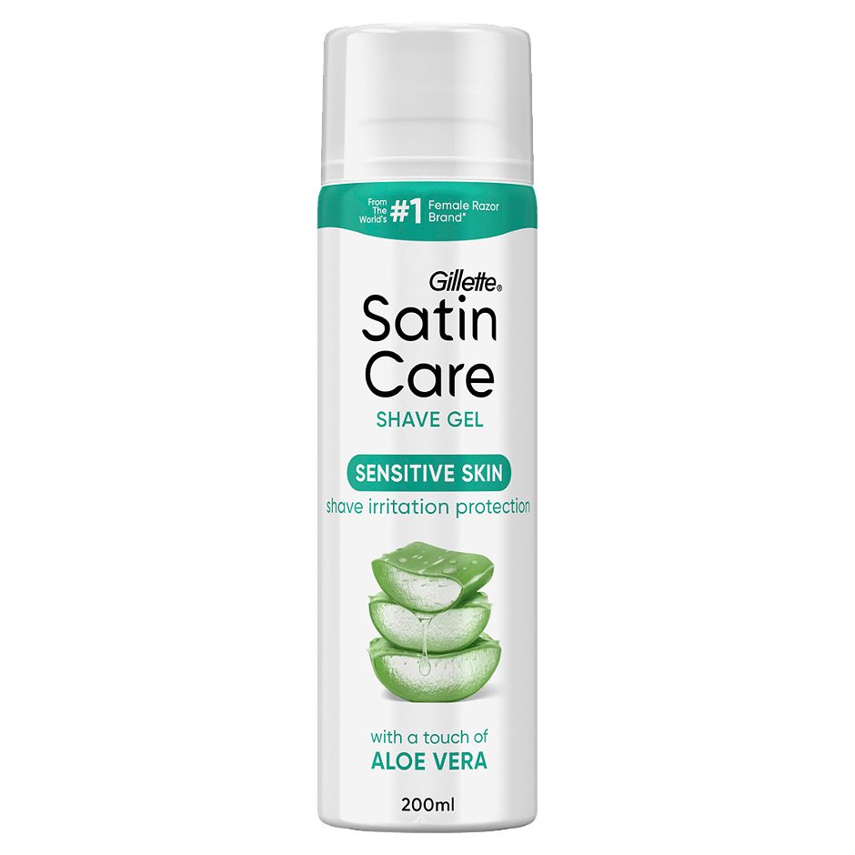 Gillette Satin Care Rasiergel Empfindliche Haut 200ml