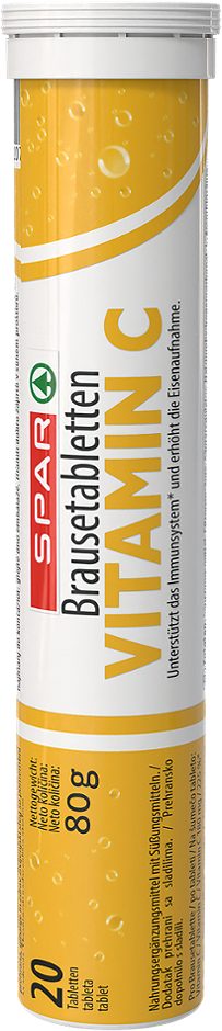 SPAR Brausetabletten Vitamin C 20 Tabletten 80 G