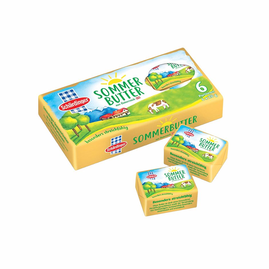 Schärdinger Sommerbutter 6 x 20g 120 G