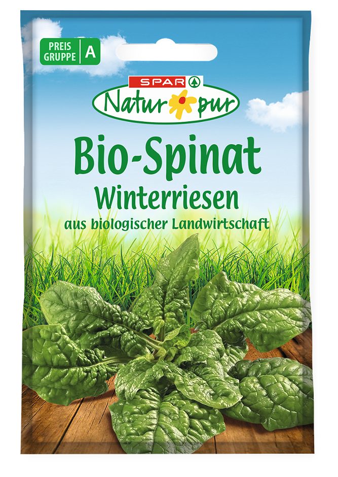SPAR Natur*pur Saatgut Bio-Spinat – Winterriesen