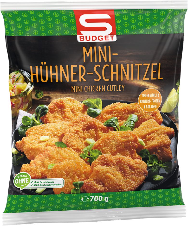 S-BUDGET Mini-Hühner-Schnitzel 700 G