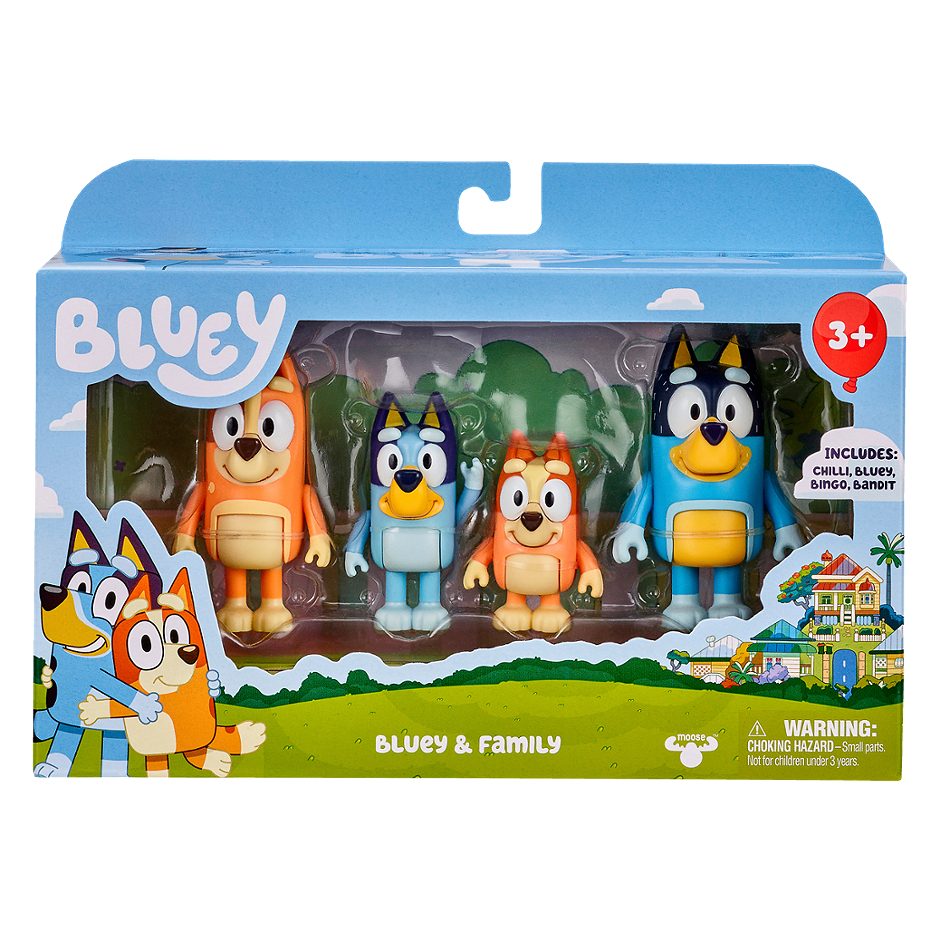 Bluey Family Figuren Pack