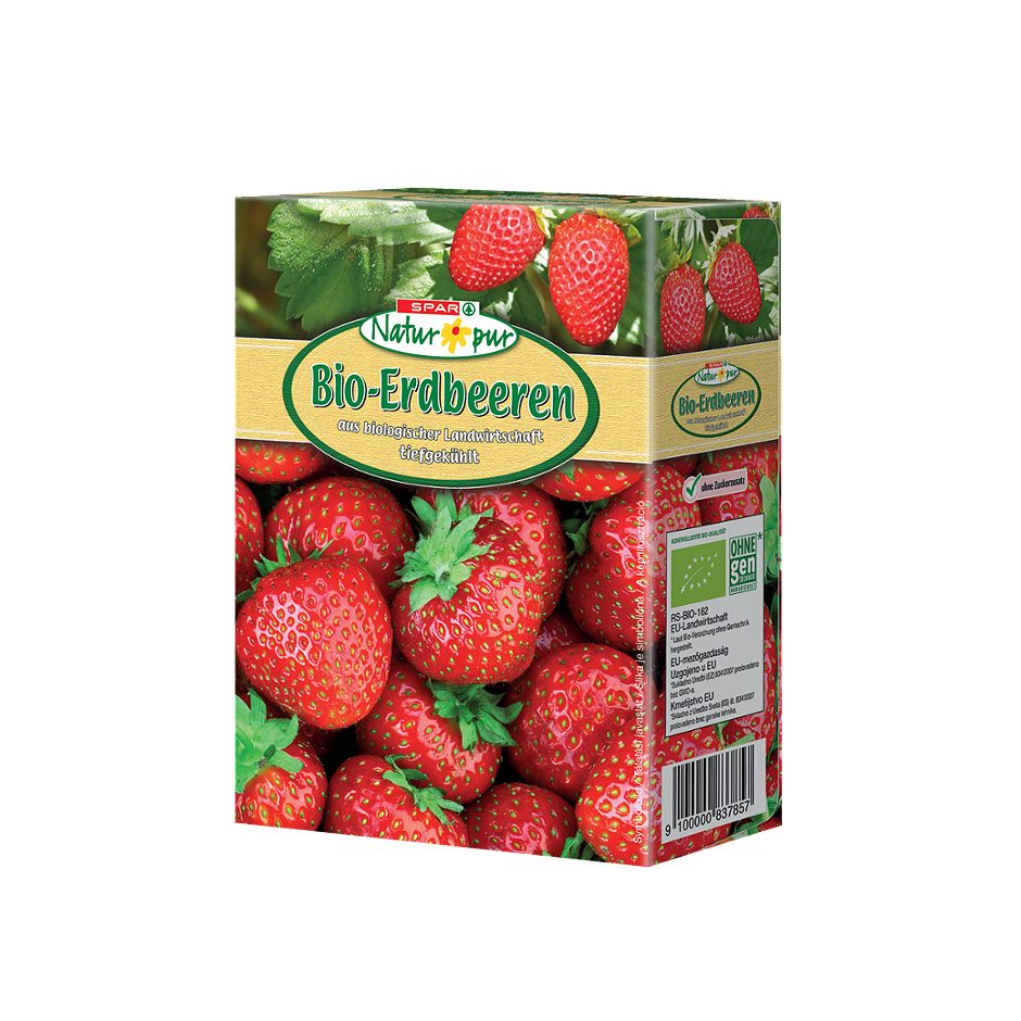 SPAR Natur*pur Bio-Erdbeeren tiefgekühlt 250 G