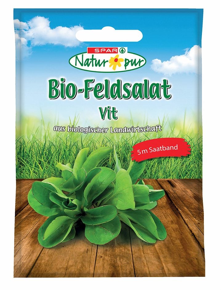 SPAR Natur*pur Saatgut Bio-Feldsalat – Vit