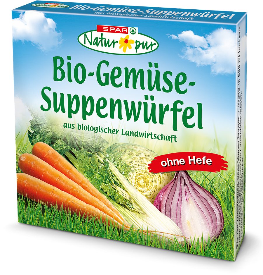 SPAR Natur*pur Bio-Gemüse-Suppenwürfel 6 Würfel
