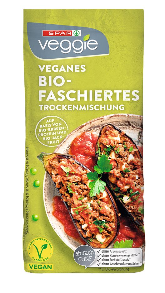 SPAR Veggie veganes Bio-Faschiertes Trockenmischung 75 G