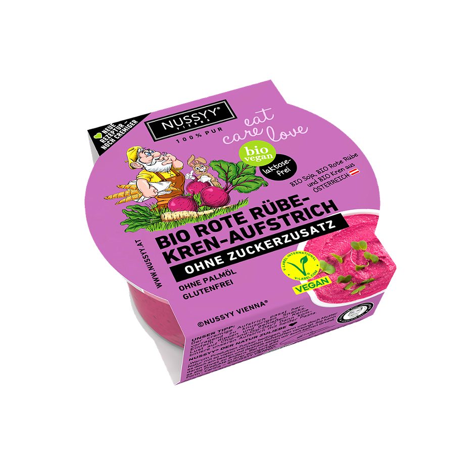 Nussyy Bio-Aufstrich Rote Rübe-Kren 125 G