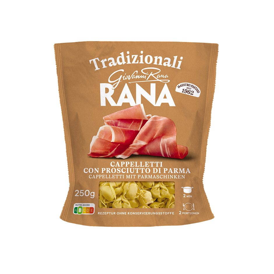 Rana Tradizionali Cappelletti mit Parmaschinken 250 G