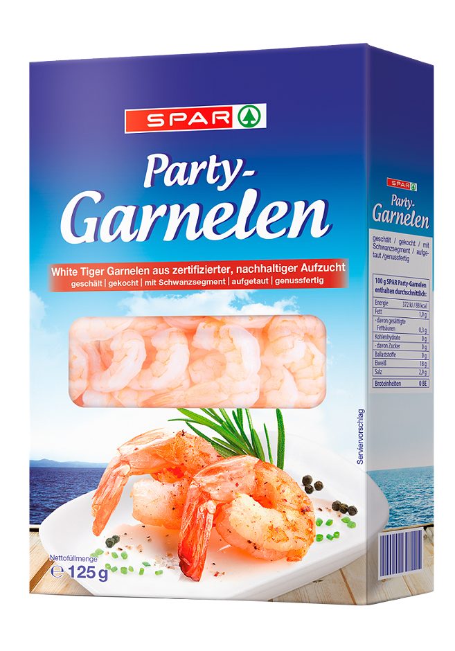 SPAR ASC Party-Garnelen 125 G