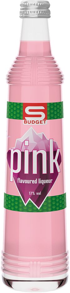 S-BUDGET Pink flavoured liqueur 0,7 L