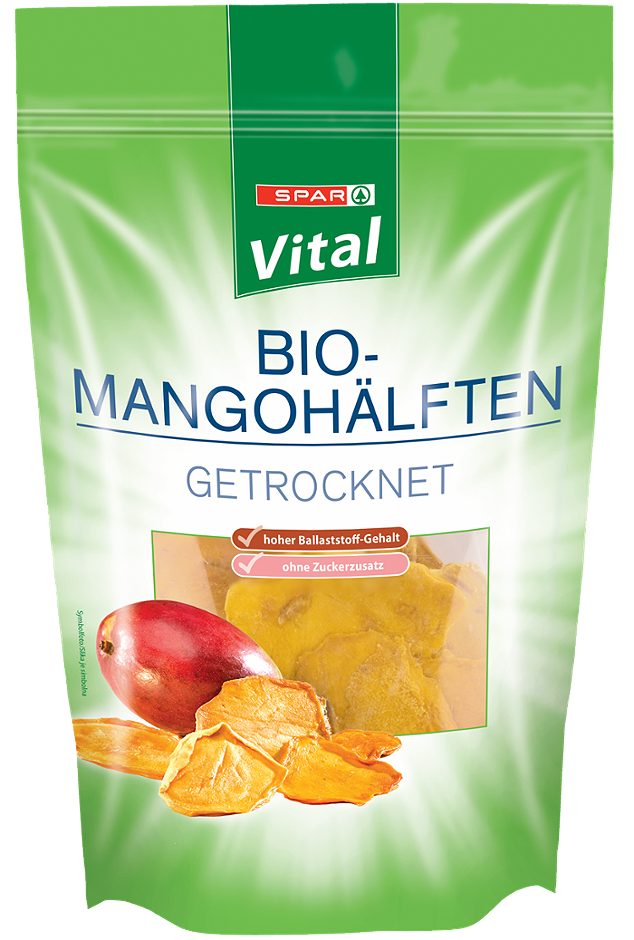 SPAR Vital Bio-Mangohälften getrocknet 200 G