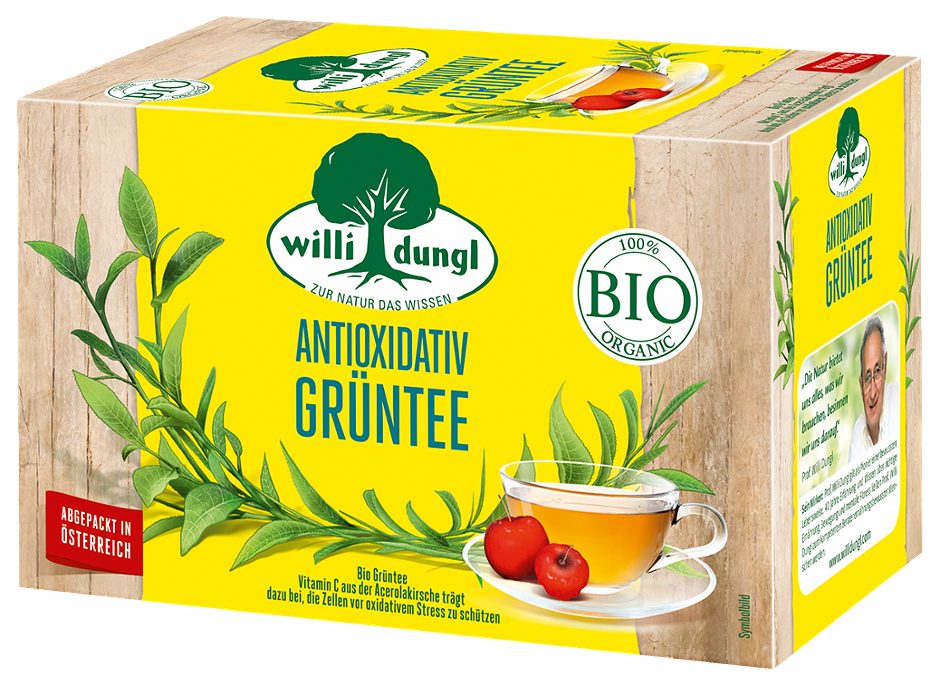 Willi Dungl Bio Grüntee Antioxidativ 20 Teebeutel