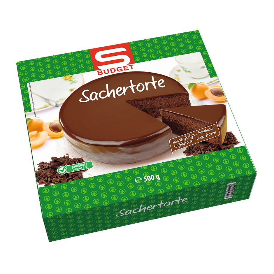 S-BUDGET Sachertorte tiefgefroren 500 G
