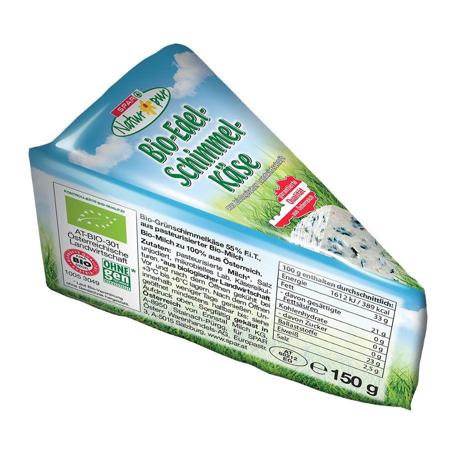 SPAR Natur*pur Bio-Edel-Schimmel-Käse 150 G