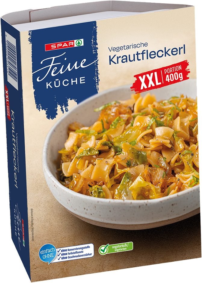 SPAR Feine Küche Vegetarische Krautfleckerl 400 G