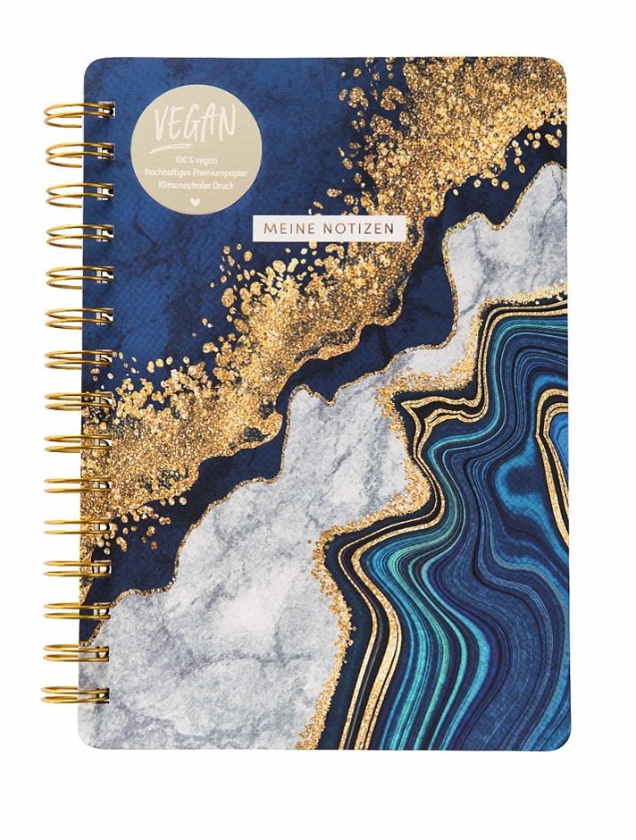 Notizbuch A5 Marble Blue