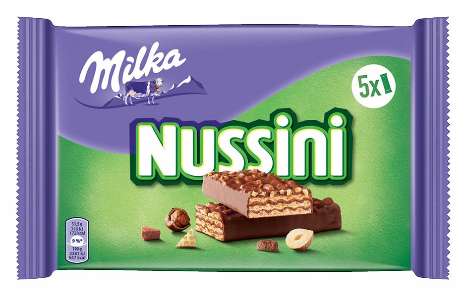 Milka Nussini Haselnuss 5er 157 G