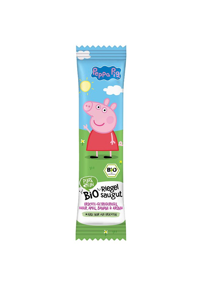 Pure & Fun Bio-Frucht-Getreideriegel saugut Peppa Pig 25 G