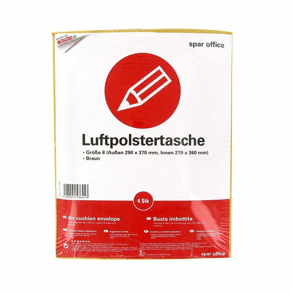 SPAR office Luftpolstertaschen 290 x 370 mm 4 Stück