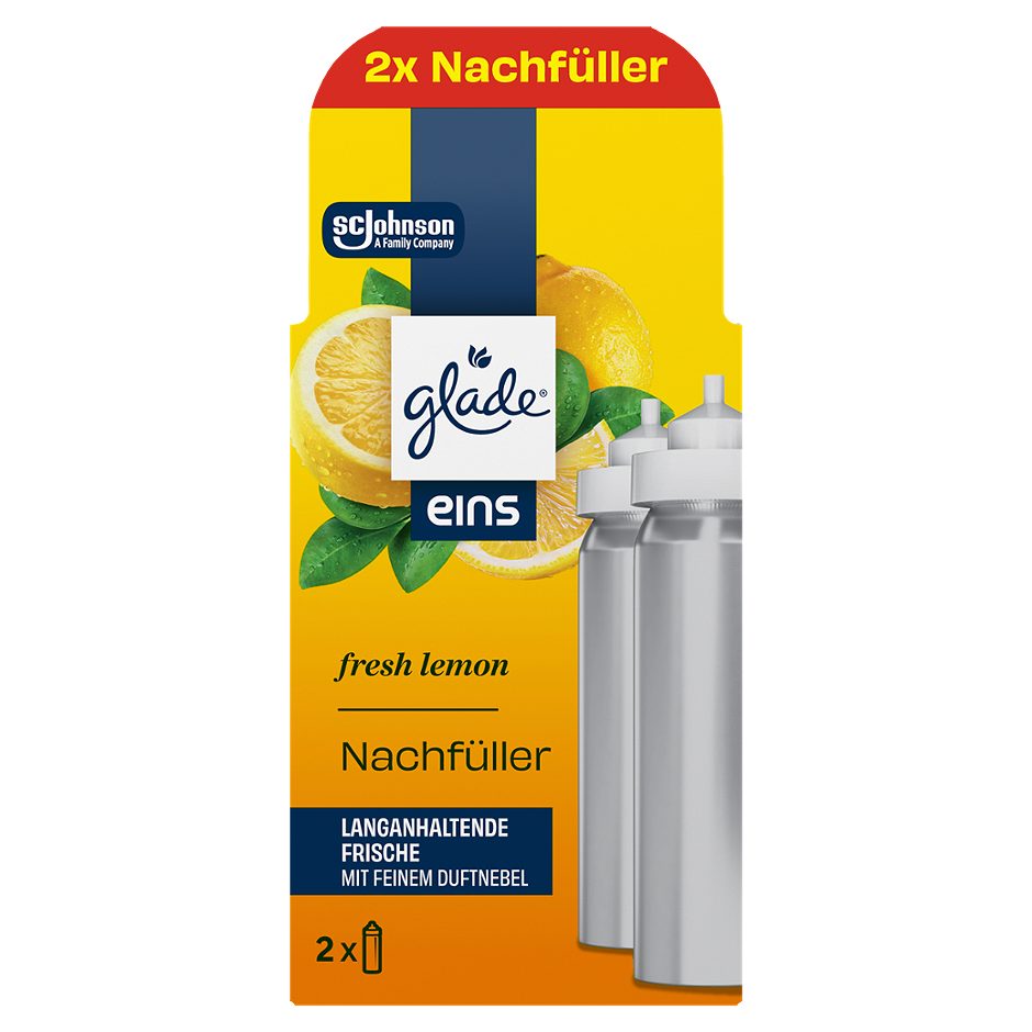 Glade eins Lufterfrischer Nachfüller fresh lemon 2 x 10 ml