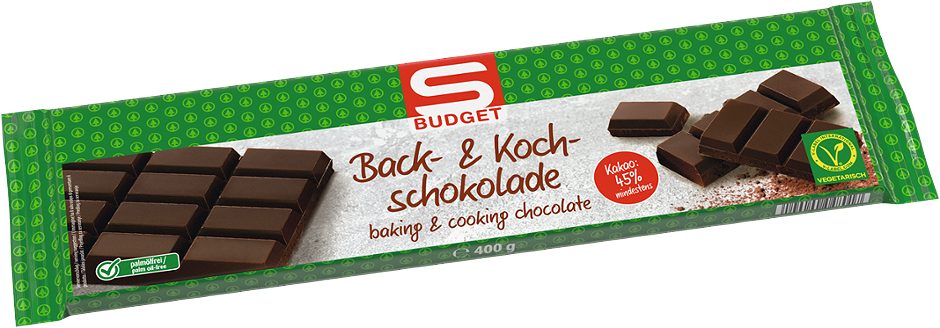 S-BUDGET Back- & Kochschokolade 400 G