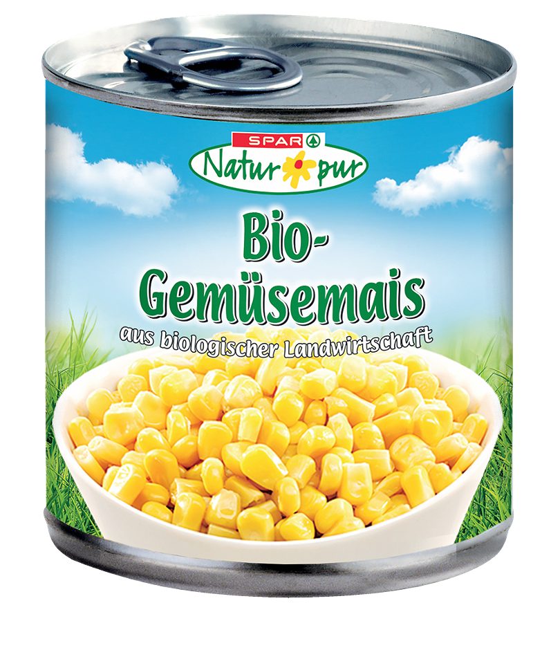 SPAR Natur*pur Bio-Gemüsemais 340 G