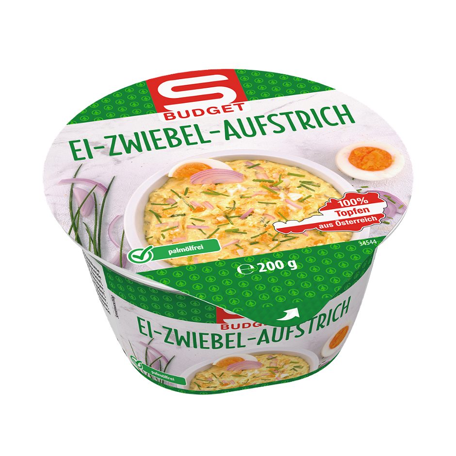 S-BUDGET Ei-Zwiebel Aufstrich 200 G