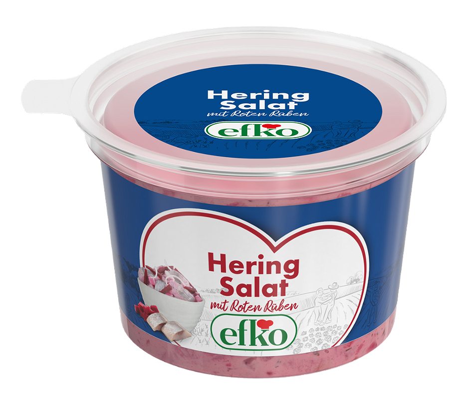Efko MSC Heringssalat Hering Salat mit Roten Rüben 200 G