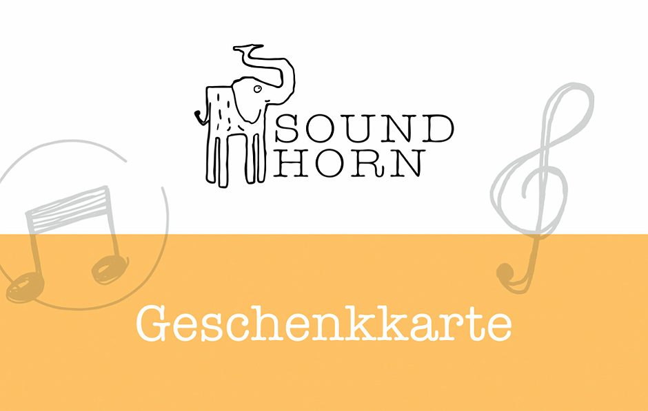 Soundhorn Personalisierte Namenslieder Gutschein 100 €