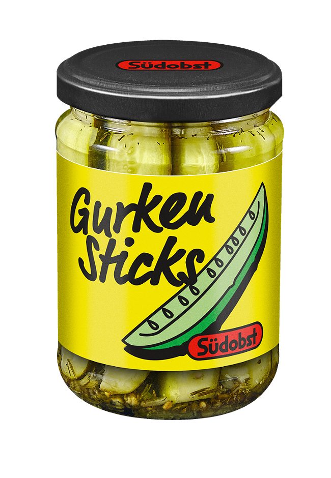 Südobst Gurkensticks 350 G