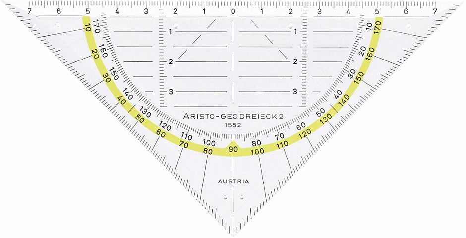 Aristo Geodreieck 1552