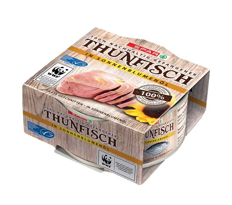 SPAR Thunfisch in Sonnenblumenöl 195 G