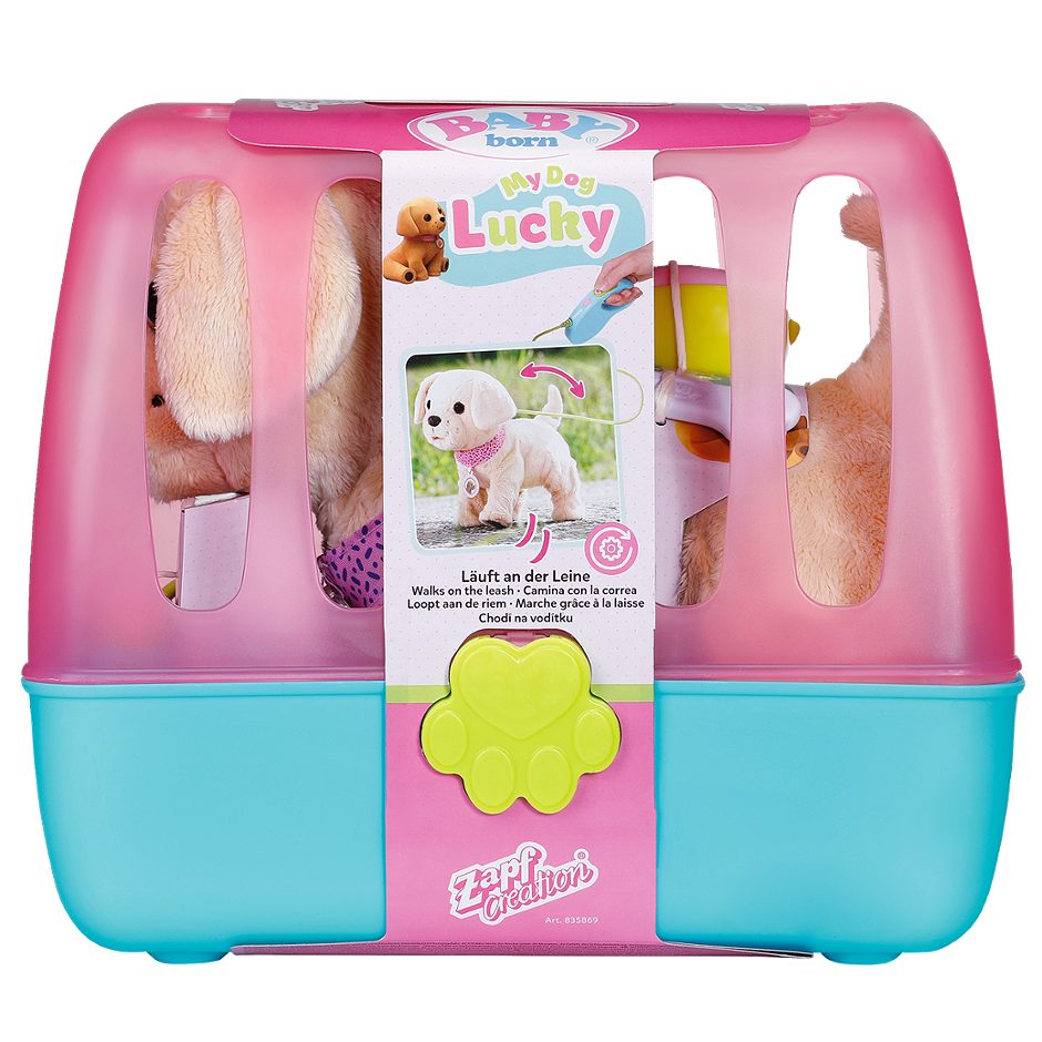 BABY born Mein Hund Lucky mit Box
