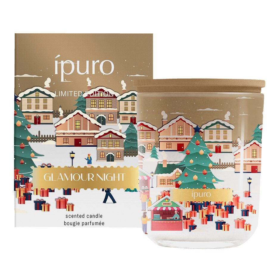 Ipuro Duftkerze im Glas 270g Glamour Night