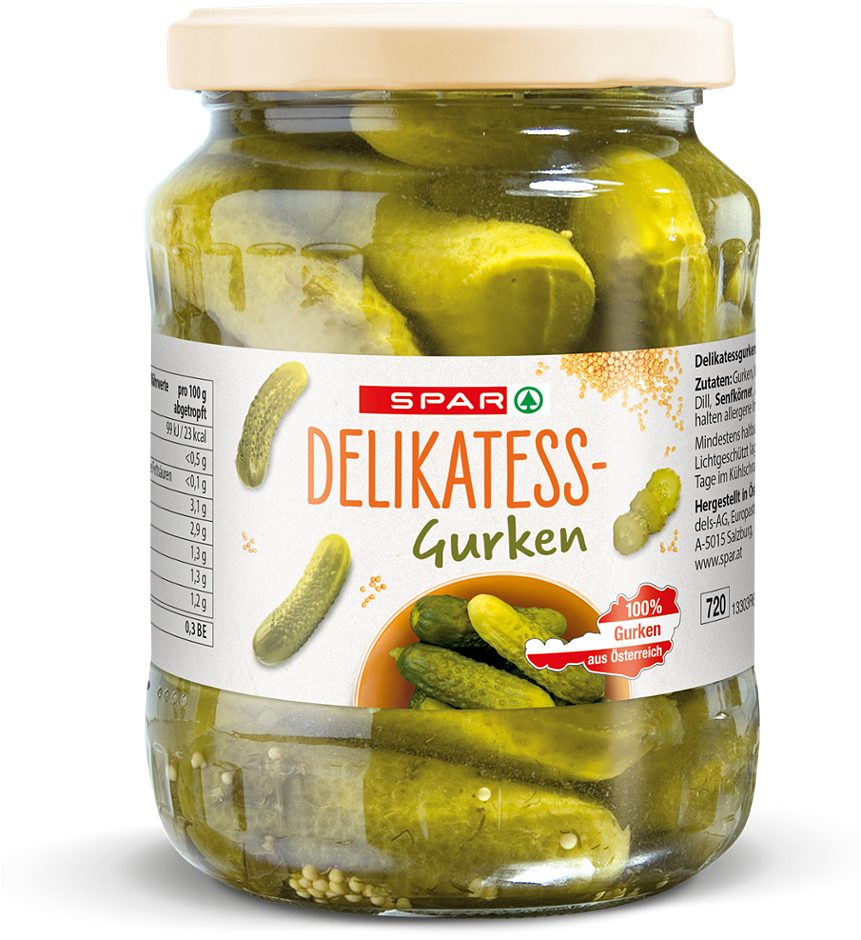 SPAR Delikatess-Gurken 670 G