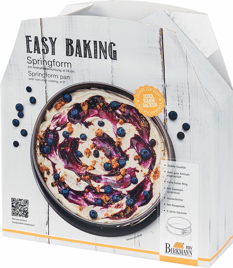 Birkmann Easy Baking Springform 24cm mit Antihaftbeschichtung
