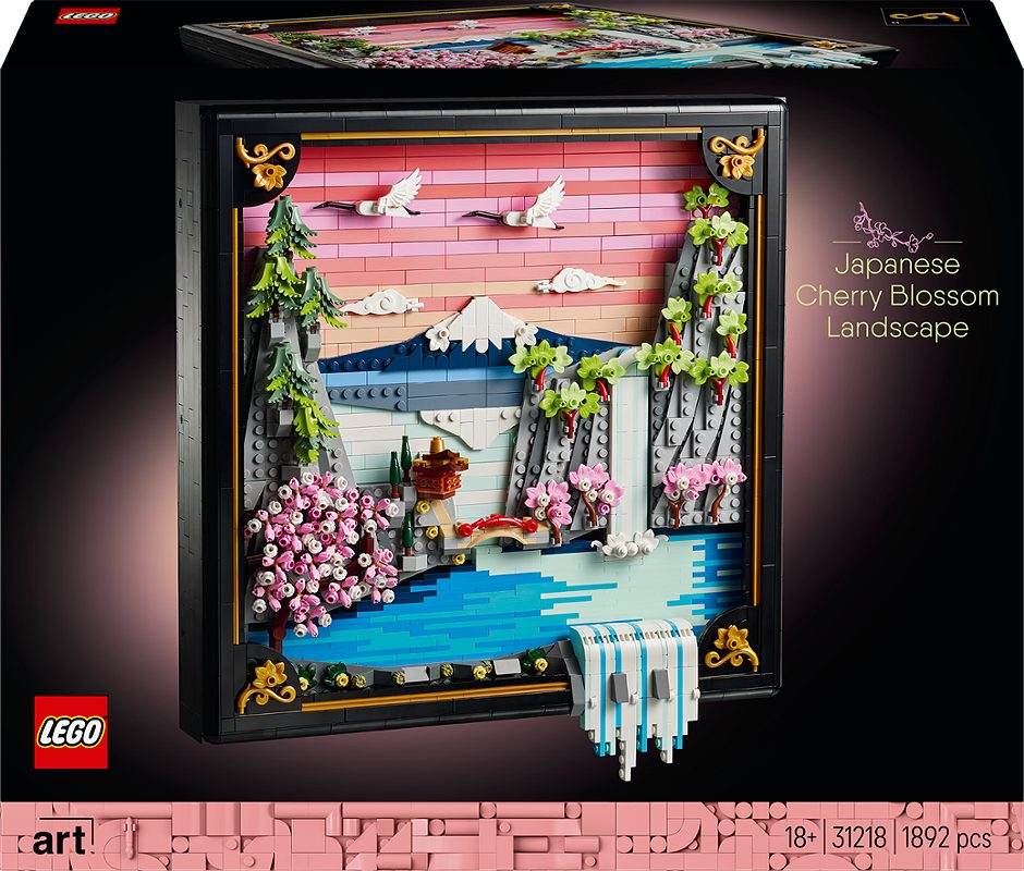 LEGO Art Japanische Kirschblütenlandschaft