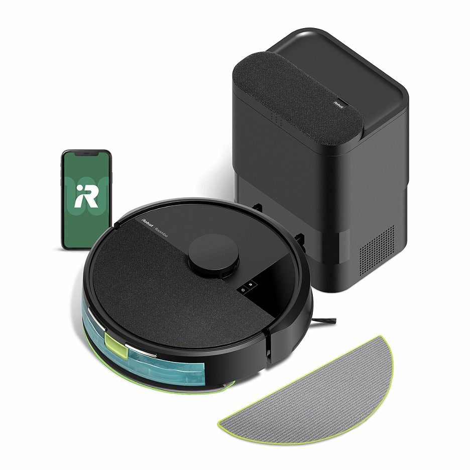 iRobot Staubsaugerroboter Roomba Combo 105 Plus schwarz mit Dockingstation