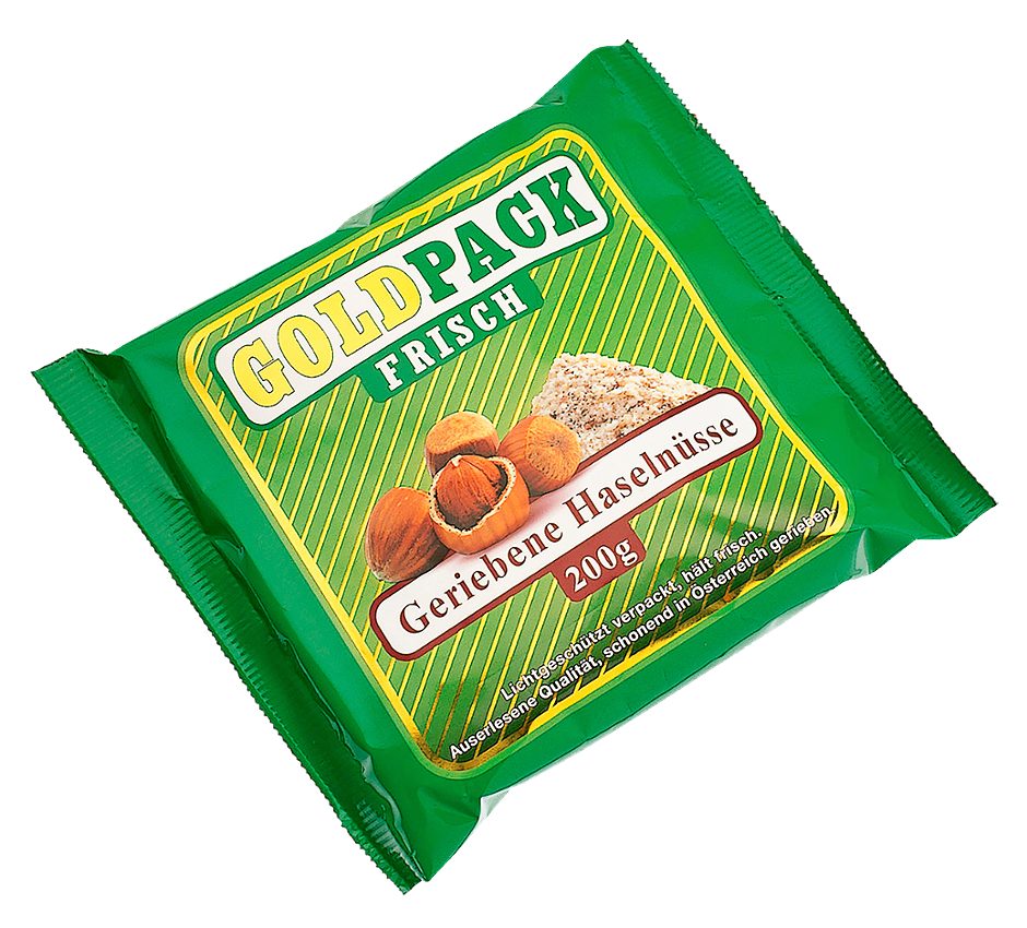 Goldpack Haselnüsse gerieben 200 G