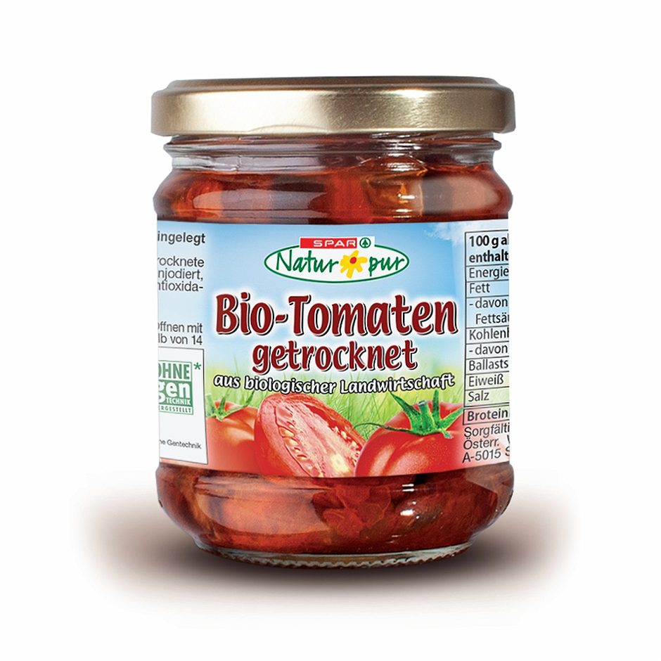 SPAR Natur*pur Bio-Tomaten getrocknet 185 G