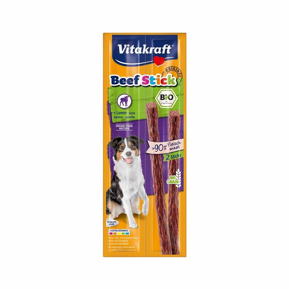 Vitakraft Beef-Stick Original Hundesnack Lamm 2 Stück 24 G