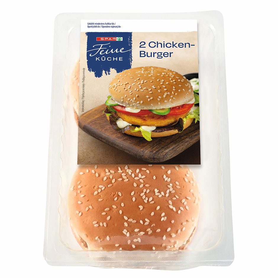SPAR Feine Küche Chicken-Burger 2 Stück 270 G