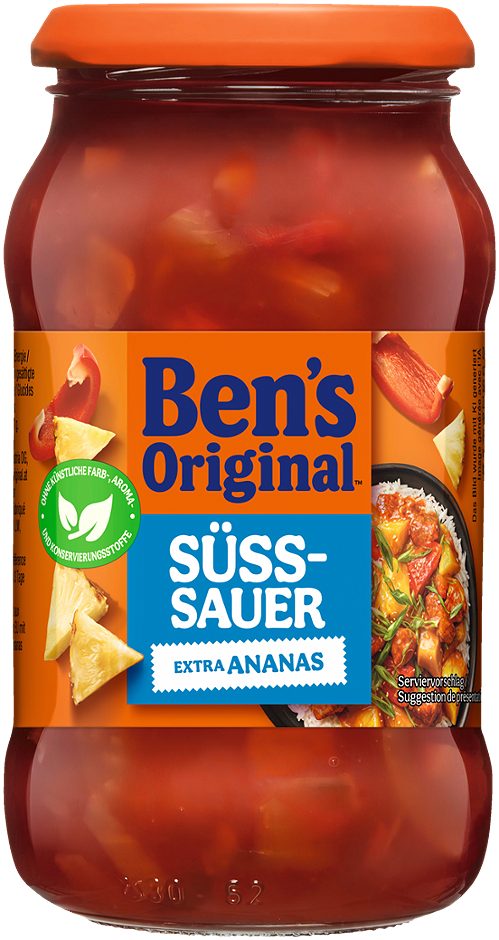 BEN’s ORIGINAL Sauce Süß-Sauer Extra Ananas 400 G