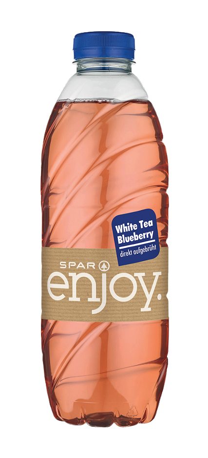 SPAR enjoy White Tea Blueberry 1 L EINWEG mit Pfand