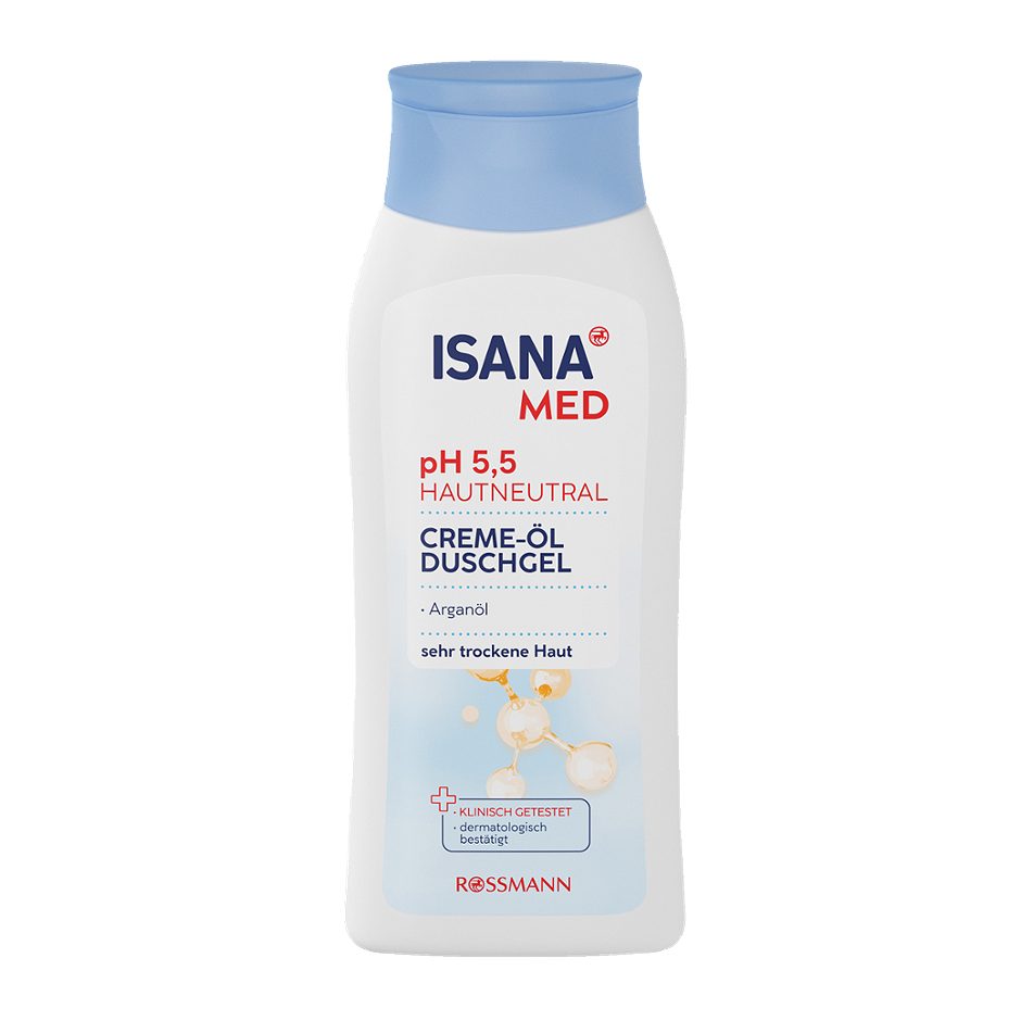 Isana med Creme-Öl Duschgel pH 5,5 / hautneutral 250ml