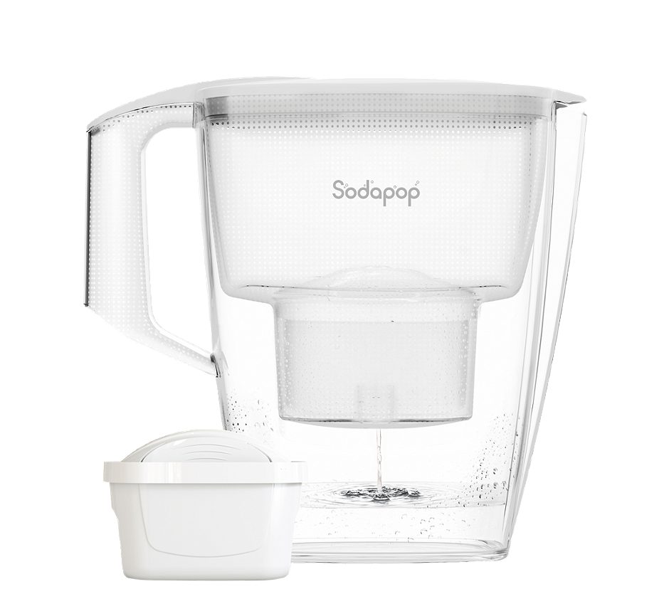 Sodapop Wasserfilterkanne Selina Weiß